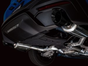 Ford Mustang Performance Exhaust - AWE Tuning - Cat Back Touring Edition - Dual Diamond Black Tips - `24-`27